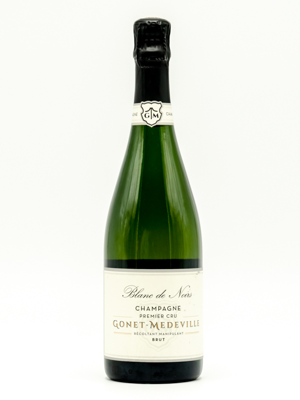 Champagne Blanc de Noir 1er Cru Gonet M deville 75 cl Peck