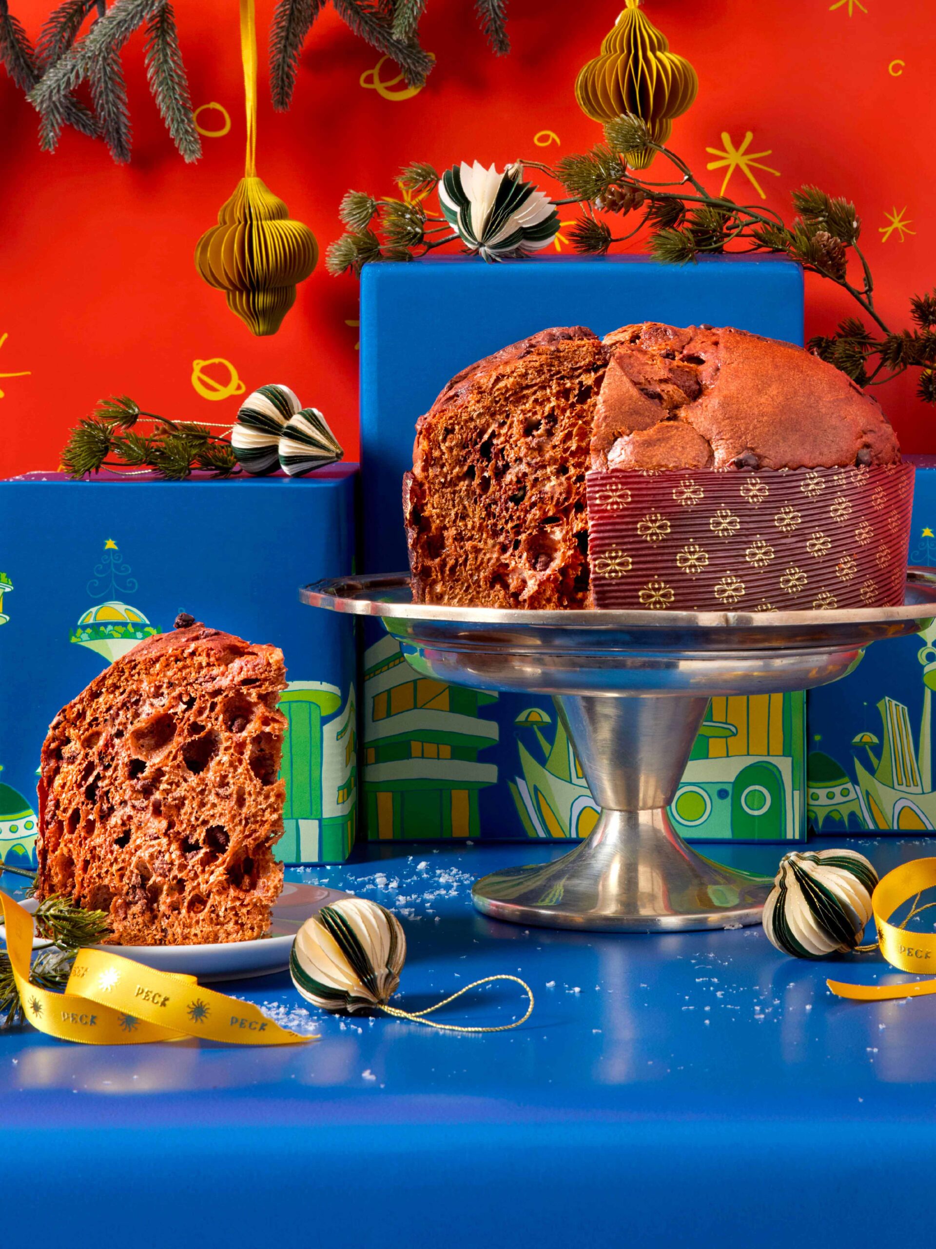 PANETTONE CIOCCOLATO E ALBICOCCA